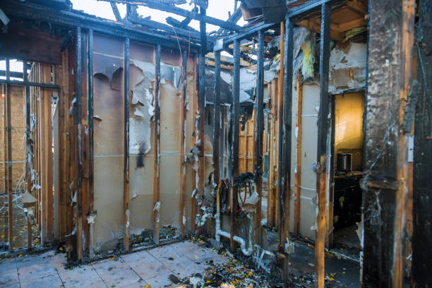 Professional Emergency Fire Cleanup technician working in Providence, KY